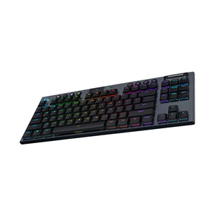 Logitech G915 X Lightspeed, TKL, tactile, US, must - Juhtmevaba klaviatuur