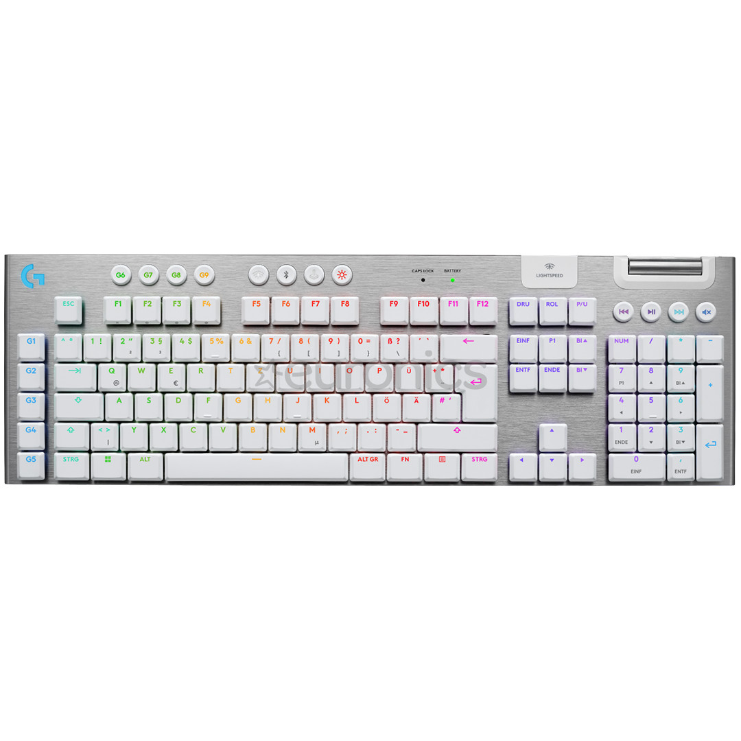 Logitech G915 X Lightspeed, tactile, SWE, white - Wireless keyboard
