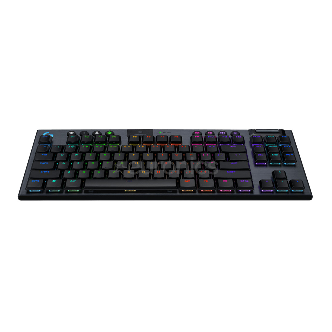 Logitech G915 X Lightspeed, TKL, tactile, SWE, must - Juhtmevaba klaviatuur