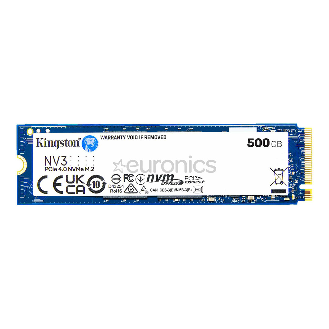 Kingston NV3, 500 GB, M.2, PCIe 4.0, blue - SSD