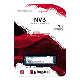 Kingston NV3, 1 TB, M.2, PCIe 4.0, blue - SSD
