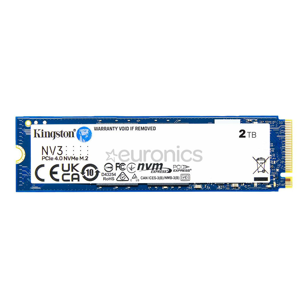 Kingston NV3, 2 ТБ, M.2, PCIe 4.0, синий - SSD
