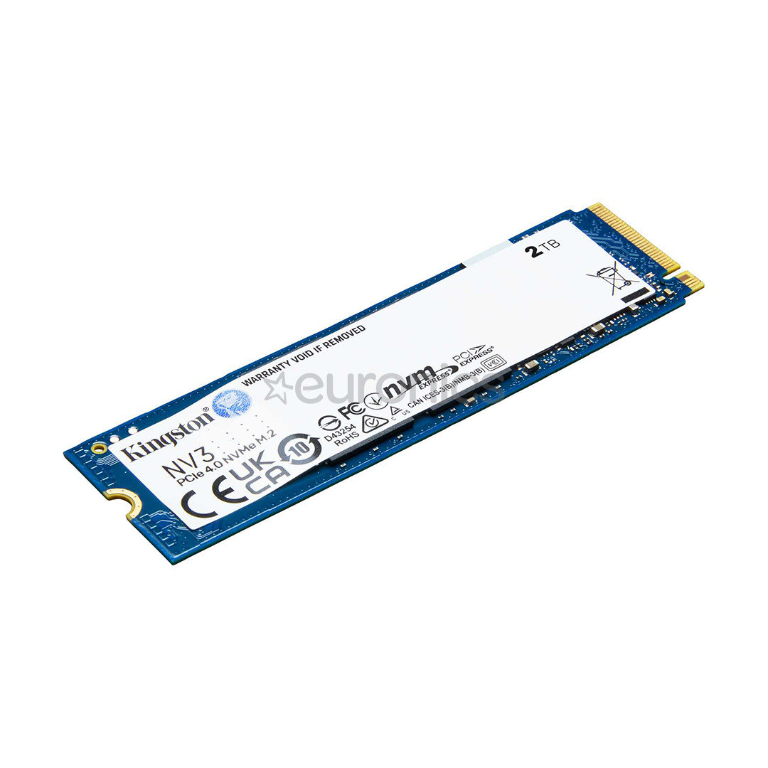 Kingston NV3, 2 ТБ, M.2, PCIe 4.0, синий - SSD