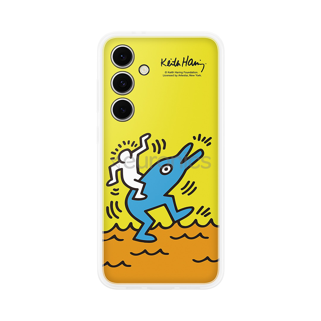 Samsung Flipsuit Case, Galaxy S24 FE, läbipaistev/kollane - Silikoonümbris