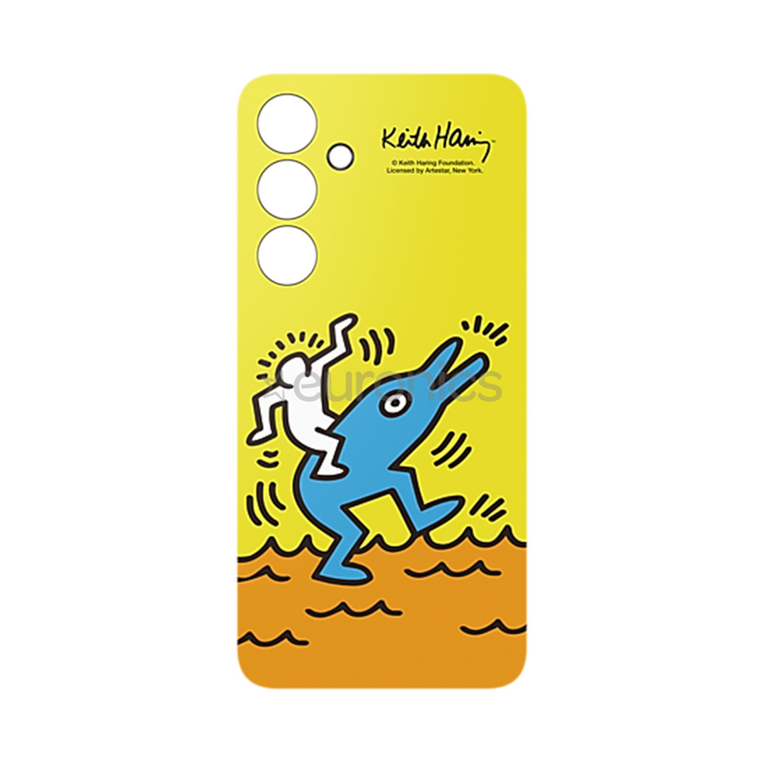 Samsung Flipsuit Case, Galaxy S24 FE, läbipaistev/kollane - Silikoonümbris