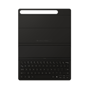 Samsung Book Cover Keyboard Slim, Galaxy Tab S9 / S9 FE, must - Klaviatuuriga ümbris