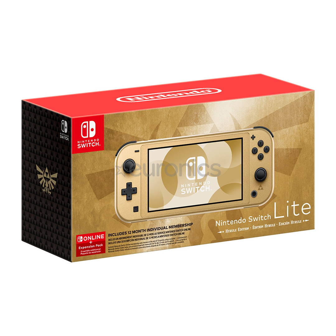 Nintendo Switch Lite Hyrule Edition + 12M NSO - Mängukonsool