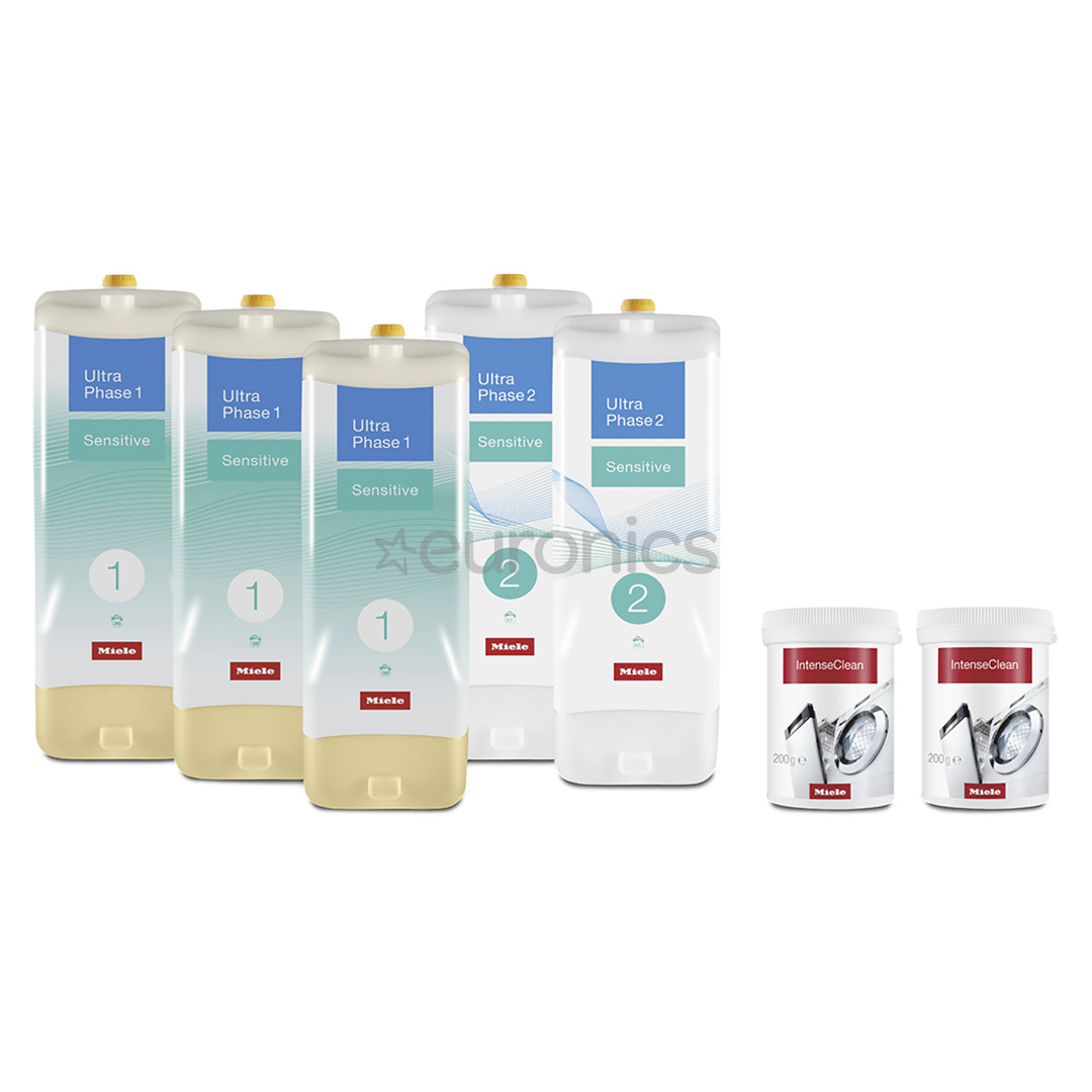 Miele, UltraPhase 1 ja 2 Sensitive + 2 IntenseClean - Pesuvahendite komplekt