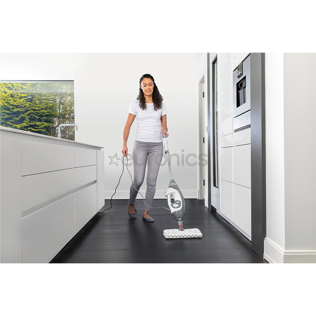 Shark Klik n’ Flip, белый/серый - Паровая швабра