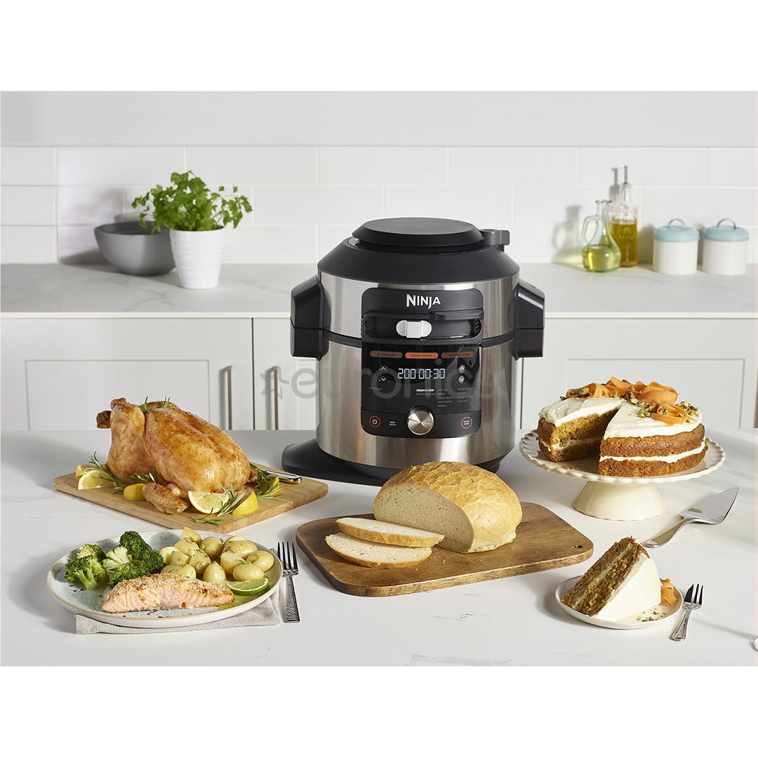 Ninja Foodi MAX 12-ühes SmartLid, 7.5 L, roostevaba teras - Multiküpsetaja