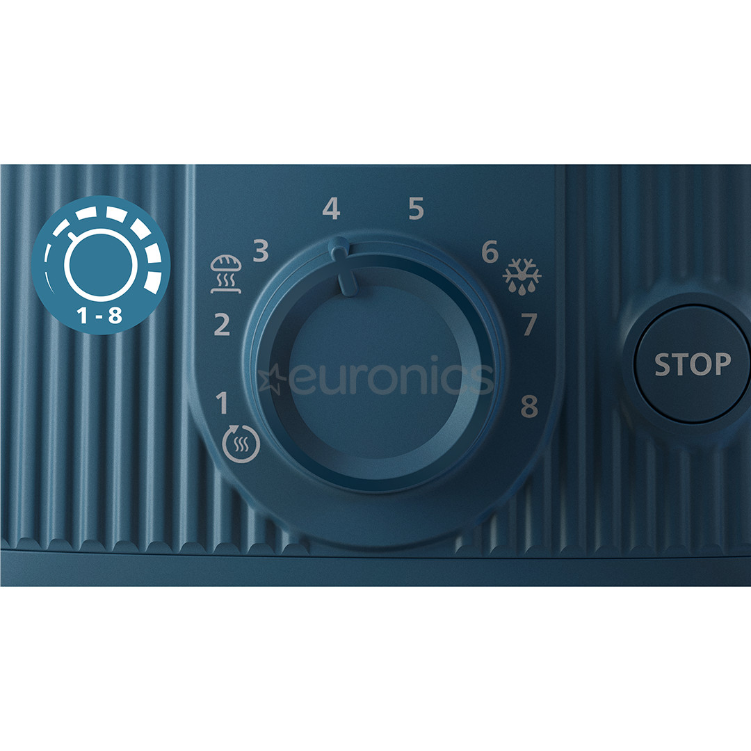 Philips 3000 Series, 900 W, blue - Toaster