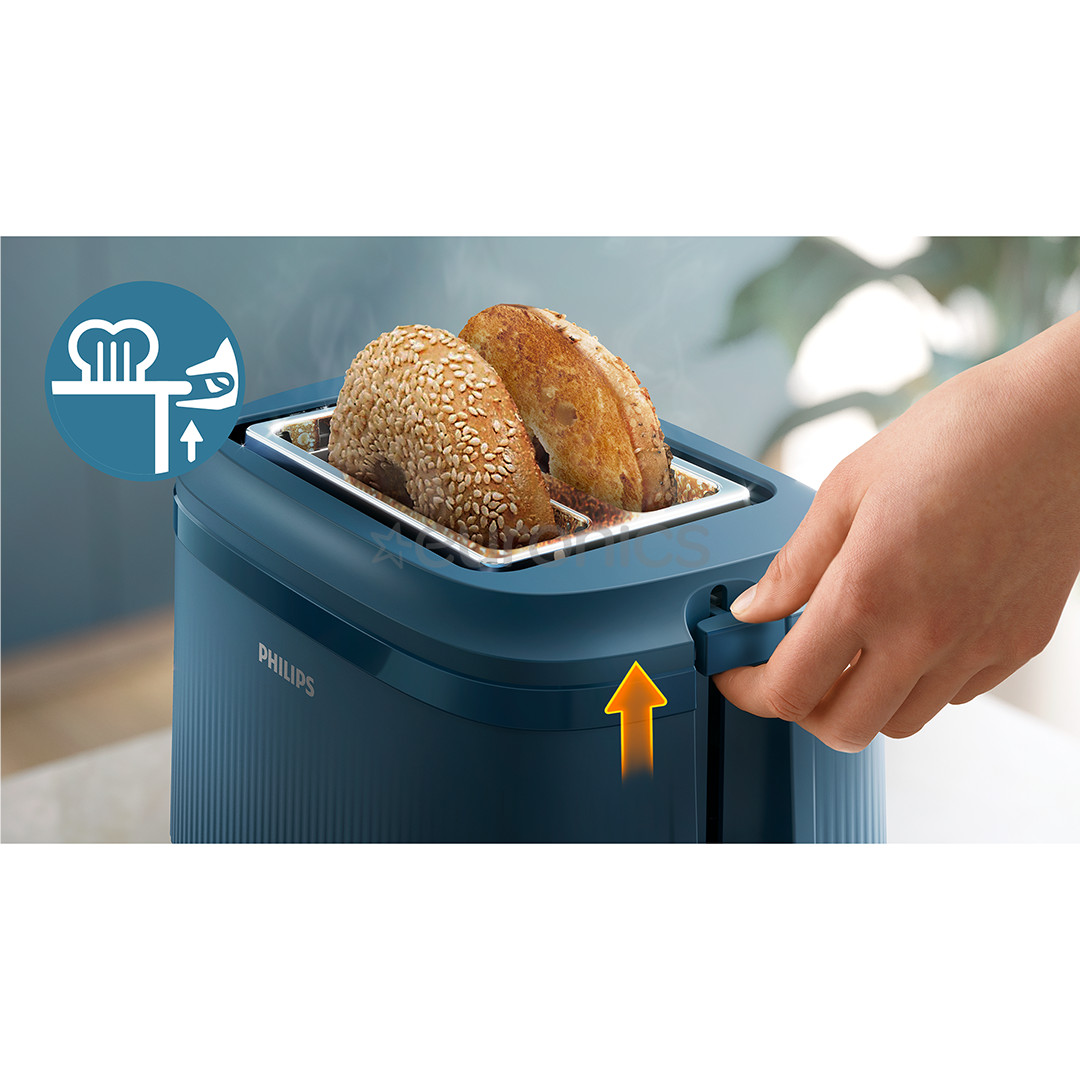 Philips 3000 Series, 900 W, blue - Toaster