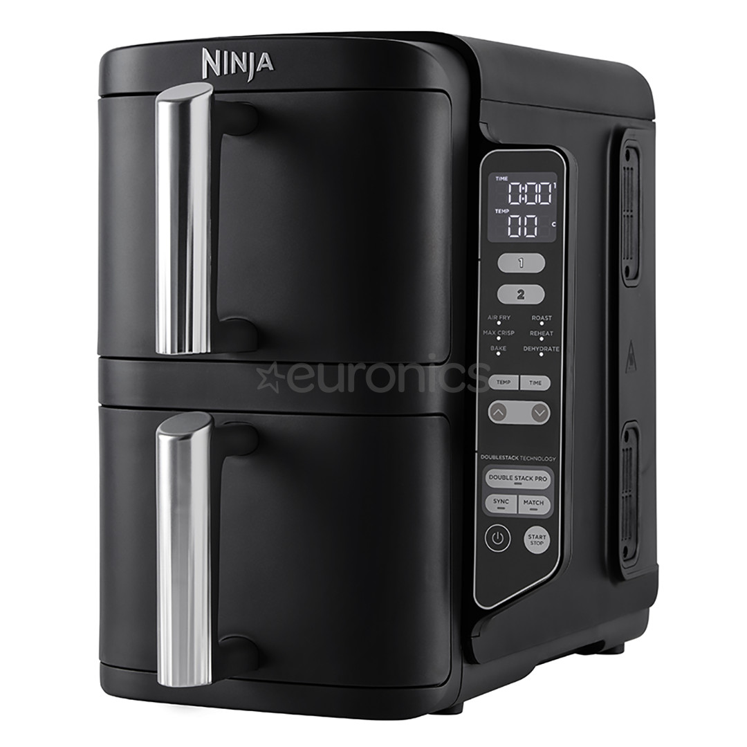 Ninja Double Stack 7,6 л, 2470 Вт, черный - Аэрогриль