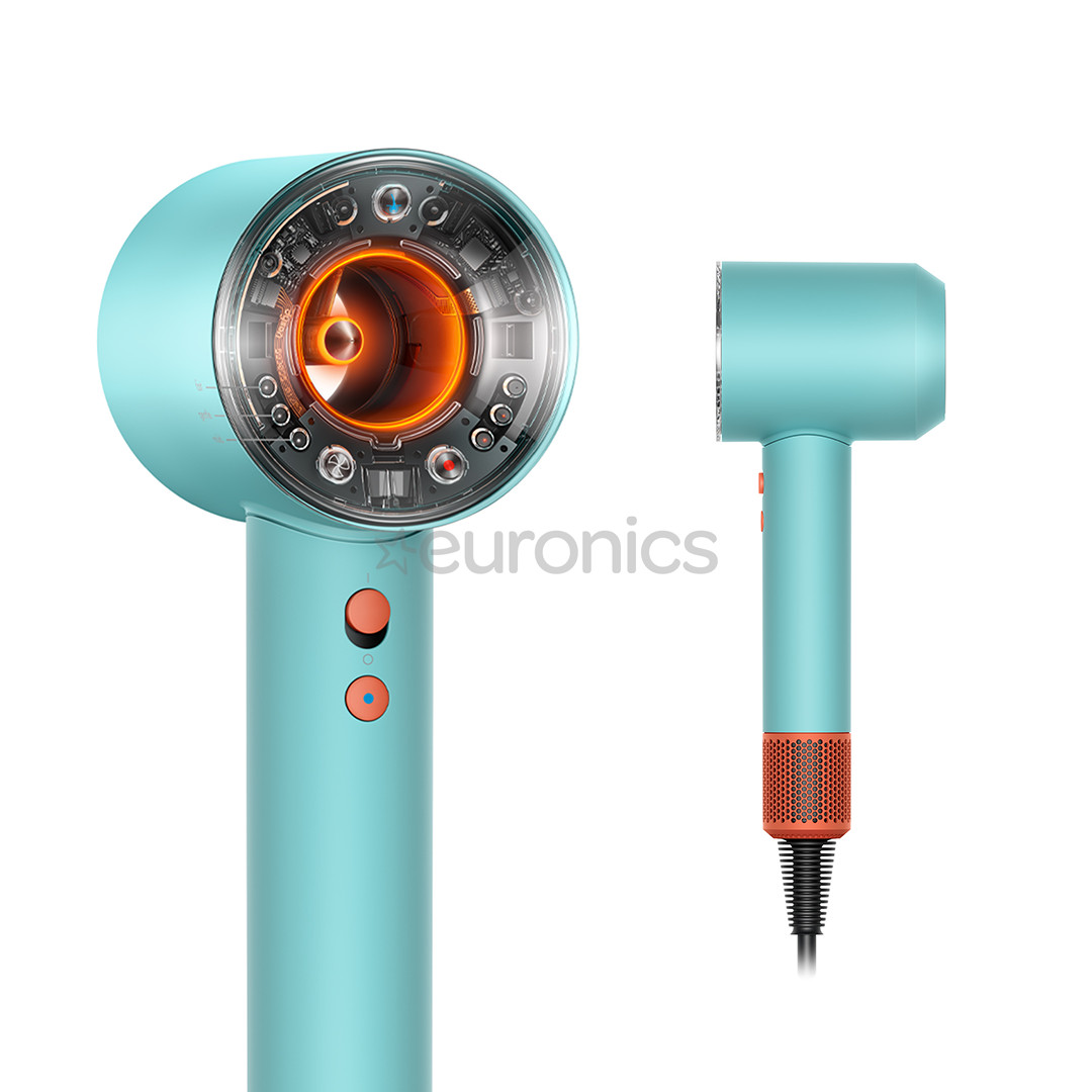 Dyson Supersonic Nural Ceramic Pop, 1600 Вт, голубой/оранжевый - Фен