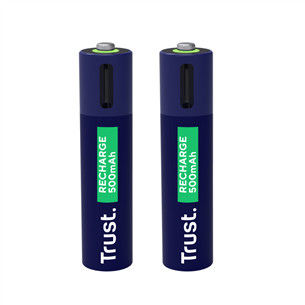 Trust USB-C rechargeable AAA batteries, 2-pakk - Laetavad patareid
