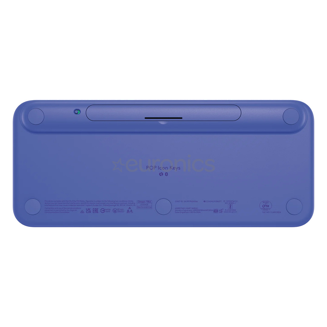 Logitech POP Icon Keys, US, сиреневый/белый - Беспроводная клавиатура