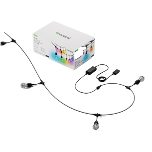 Nanoleaf Matter Smart Outdoor String Lights Starter Kit, 30 m, RGB, black - LED string lights