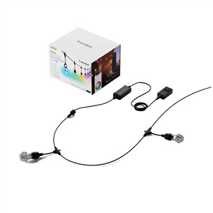 Nanoleaf Matter Smart Outdoor String Lights Starter Kit, 15 м, RGB, черный - Светодиодный шнур