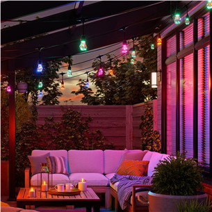 Nanoleaf Matter Smart Outdoor String Lights Starter Kit, 15 м, RGB, черный - Светодиодный шнур