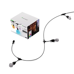 Nanoleaf Matter Smart Outdoor String Lights Expansion Pack, 15 m, RGB, must - LED valgusnööri pikendus