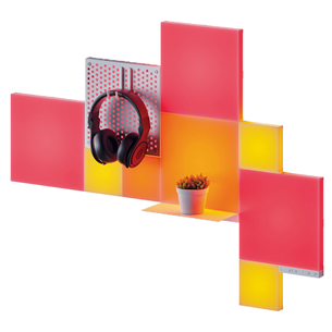 Nanoleaf Blocks Combo XL Smarter Kit, 10 tk - Nutikad LED seinapaneelid N8100K02-10CB