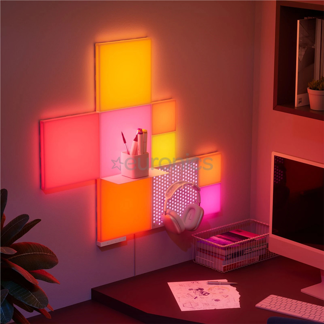 Nanoleaf Blocks Combo XL Smarter Kit, 10 шт. - Умные светодиодные настенные панели