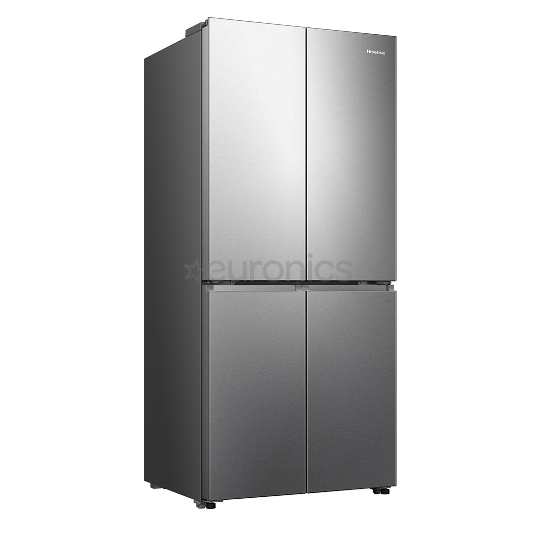 Hisense, Cross Door, No Frost, 483 л, высота 179 см, серый - SBS-холодильник