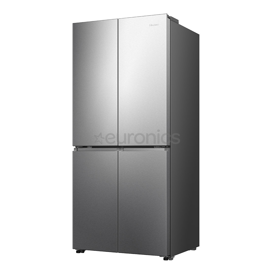 Hisense, Cross Door, No Frost, 483 л, высота 179 см, серый - SBS-холодильник