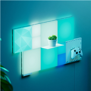 Nanoleaf Blocks Textured Squares Add-On Kit, 2 panels - Smart LED wall panels