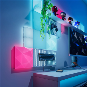 Nanoleaf Blocks Textured Squares Add-On Kit, 2 panels - Smart LED wall panels