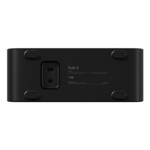 Sonos Sub 4, Wi-Fi, must - Juhtmevaba bassikõlar