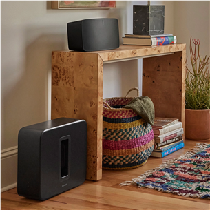 Sonos Sub 4, Wi-Fi, must - Juhtmevaba bassikõlar
