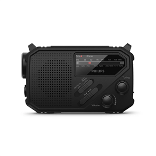 Philips TAR1609, must - Kaasaskantav raadio TAR1609/00