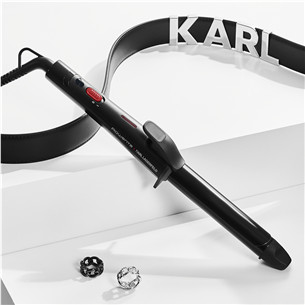 Rowenta x KARL LAGERFELD, 25 mm, must - Lokitangid