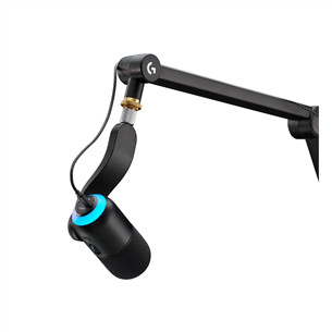 Logitech Yeticaster GX, black - Microphone with boom arm