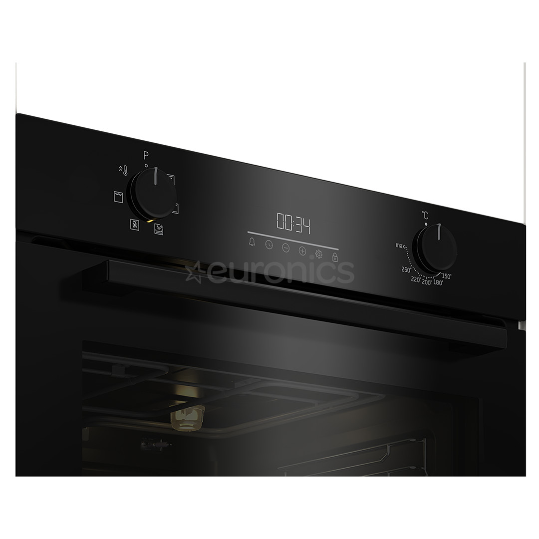 Beko, 72 L, black - Built-in oven