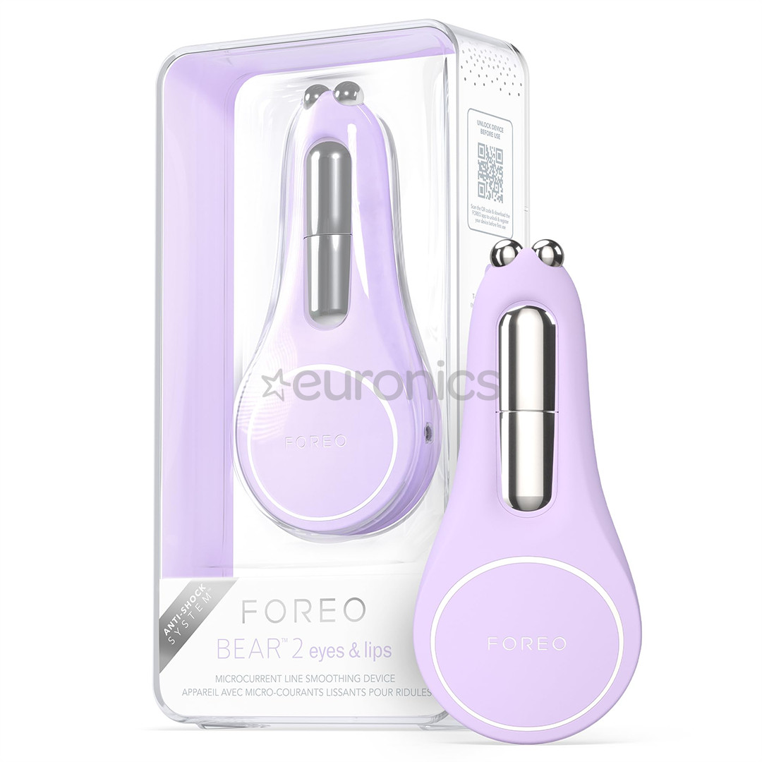 Foreo Bear2 eyes & lips, lavender - Microcurrent line smoothing device