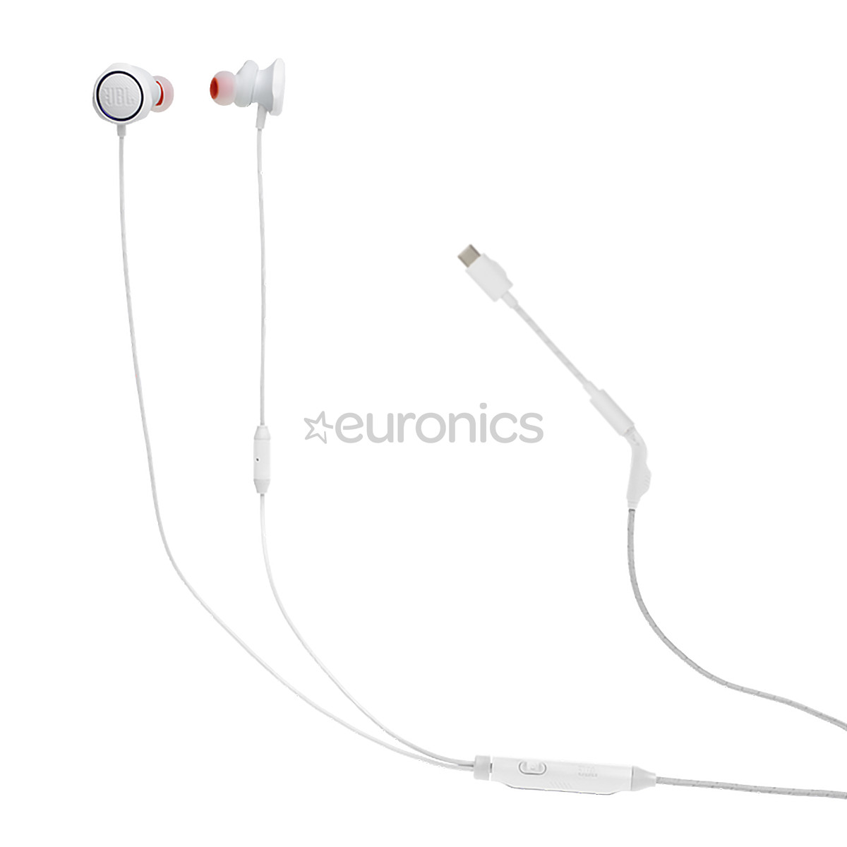 JBL Quantum 50C, USB-C, белый - Наушники