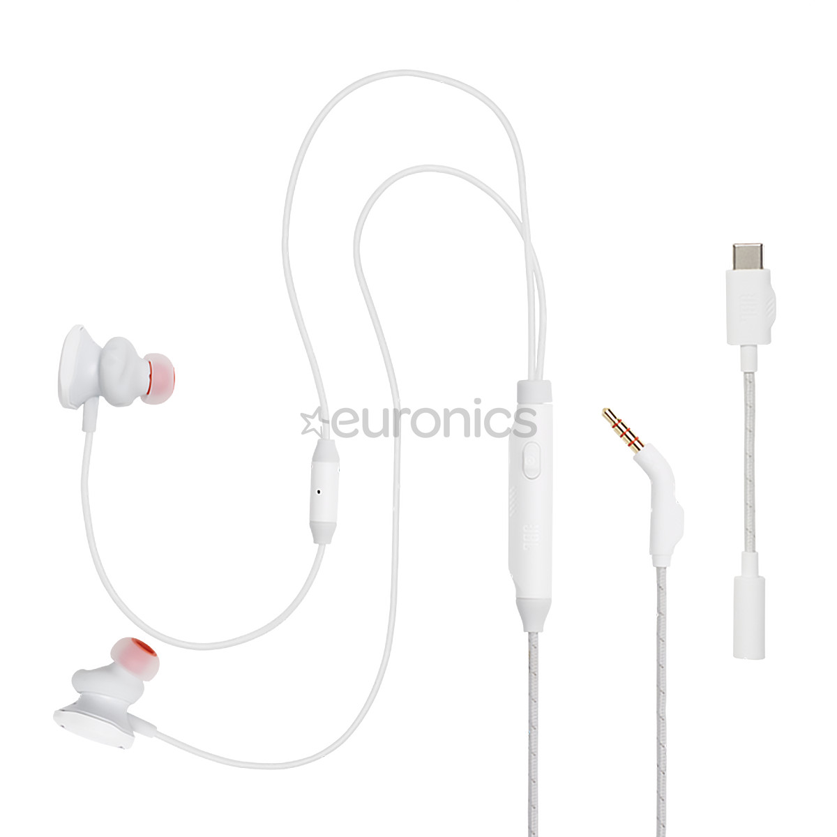 JBL Quantum 50C, USB-C, белый - Наушники