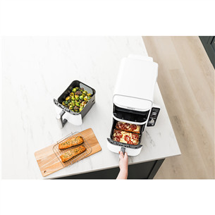 Ninja Double Stack XL 9.5L, 2470 W, valge - Kuumaõhufritüür