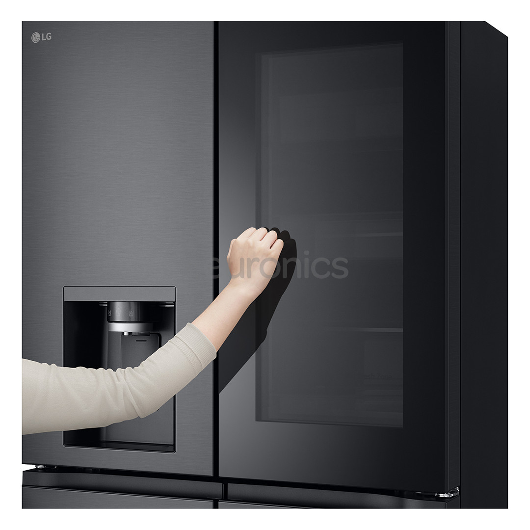 LG, NoFrost, 638 L, height 180 cm, black - SBS-Refrigerator