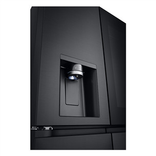 LG, NoFrost, 638 L, height 180 cm, black - SBS-Refrigerator