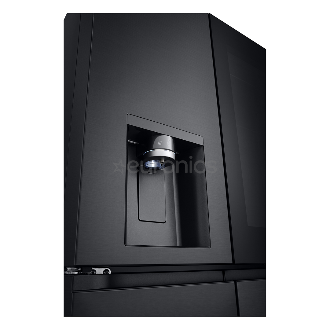LG, NoFrost, 638 л, высота 180 см, черный - SBS-холодильник
