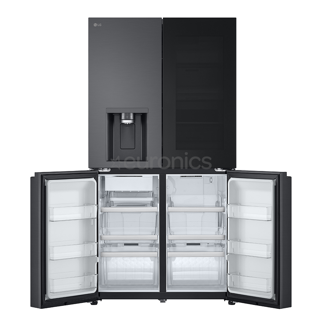 LG, NoFrost, 638 л, высота 180 см, черный - SBS-холодильник