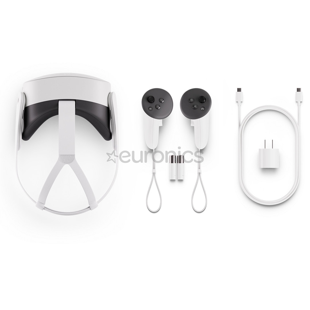 Meta Quest 3S, 256 GB, valge - VR peakomplekt