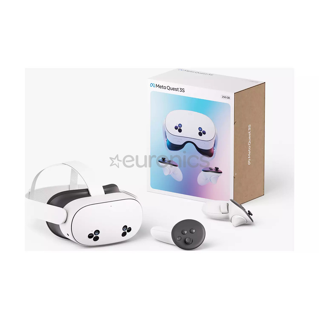 Meta Quest 3S, 256 GB, valge - VR peakomplekt