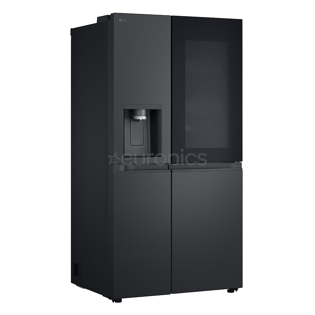 LG, InstaView, 628 л, высота 179 см, черный - SBS-холодильник