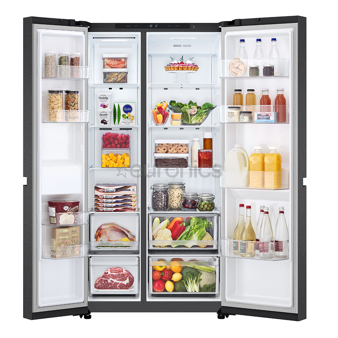 LG, NoFrost, 664 L, kõrgus 179 cm, must - Külmik