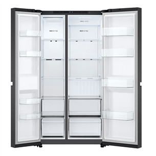LG, NoFrost, 664 L, kõrgus 179 cm, must - Külmik