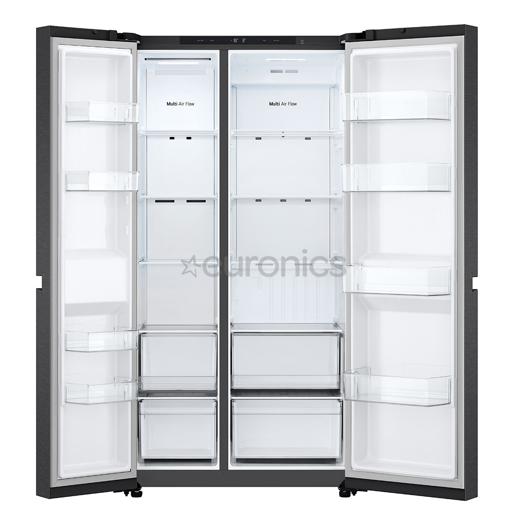 LG, NoFrost, 664 L, kõrgus 179 cm, must - Külmik